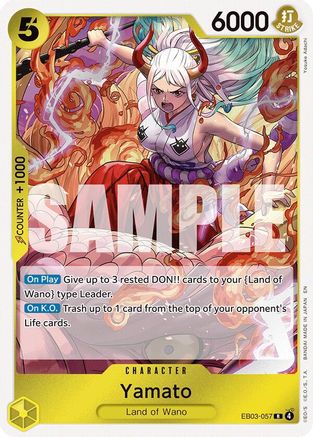 Yamato (EB03-057) [Extra Booster: One Piece Heroines Edition] Foil One Piece Single Bandai