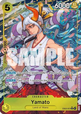 Yamato (Alternate Art) (EB03-057) [Extra Booster: One Piece Heroines Edition] Foil One Piece Single Bandai
