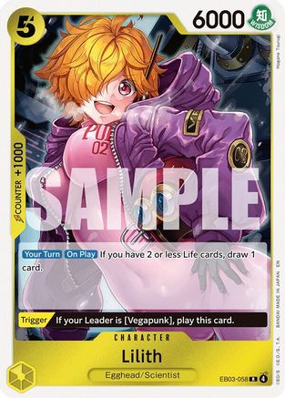 Lilith (EB03-058) [Extra Booster: One Piece Heroines Edition] Foil One Piece Single Bandai