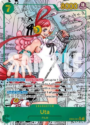 Uta (061) (Manga) (EB03-061) [Extra Booster: One Piece Heroines Edition] Foil One Piece Single Bandai