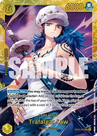 Trafalgar Law (EB03-062) [Extra Booster: One Piece Heroines Edition] Foil One Piece Single Bandai