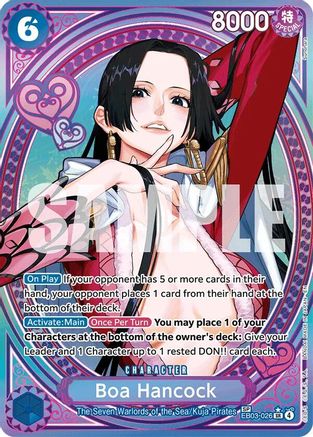 Boa Hancock (SP) (EB03-026) [Extra Booster: One Piece Heroines Edition] Foil One Piece Single Bandai
