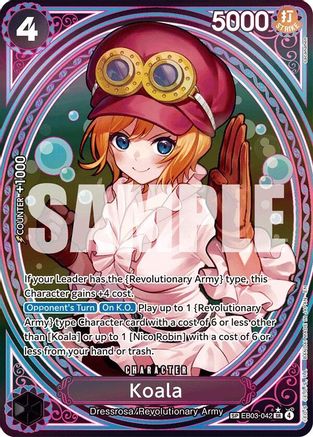 Koala (SP) (EB03-042) [Extra Booster: One Piece Heroines Edition] Foil One Piece Single Bandai