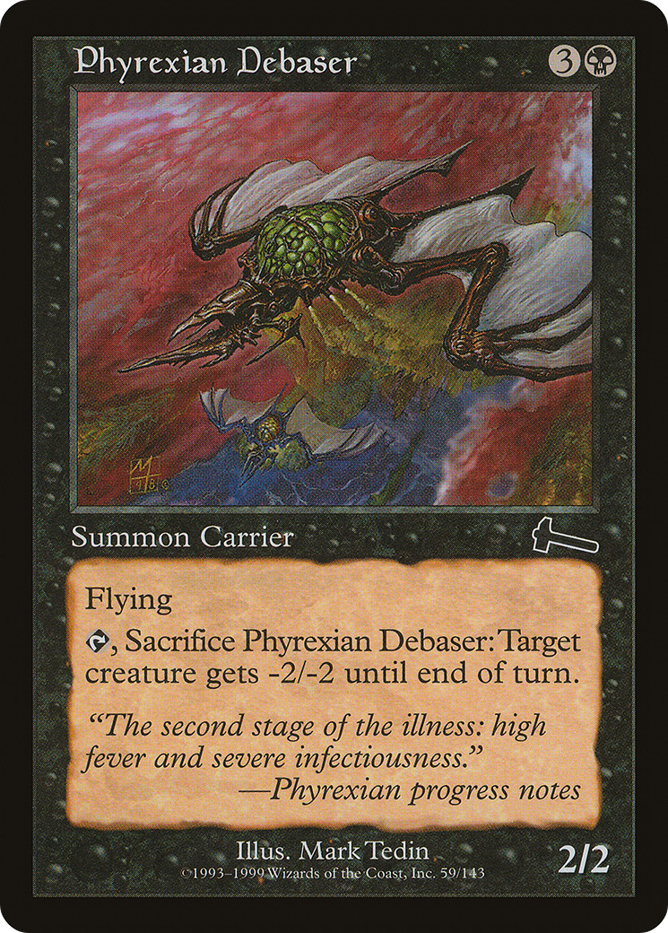 Phyrexian Debaser (ULG-059) [Urza's Legacy] MTG Single Wizards of the Coast