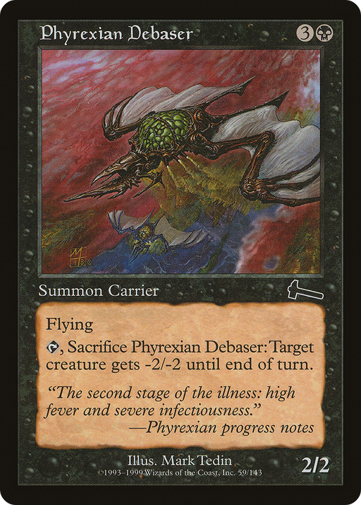 Phyrexian Debaser (ULG-059) [Urza's Legacy] MTG Single Wizards of the Coast