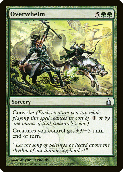 Overwhelm (RAV-175) [Ravnica: City of Guilds] MTG Single Wizards of the Coast