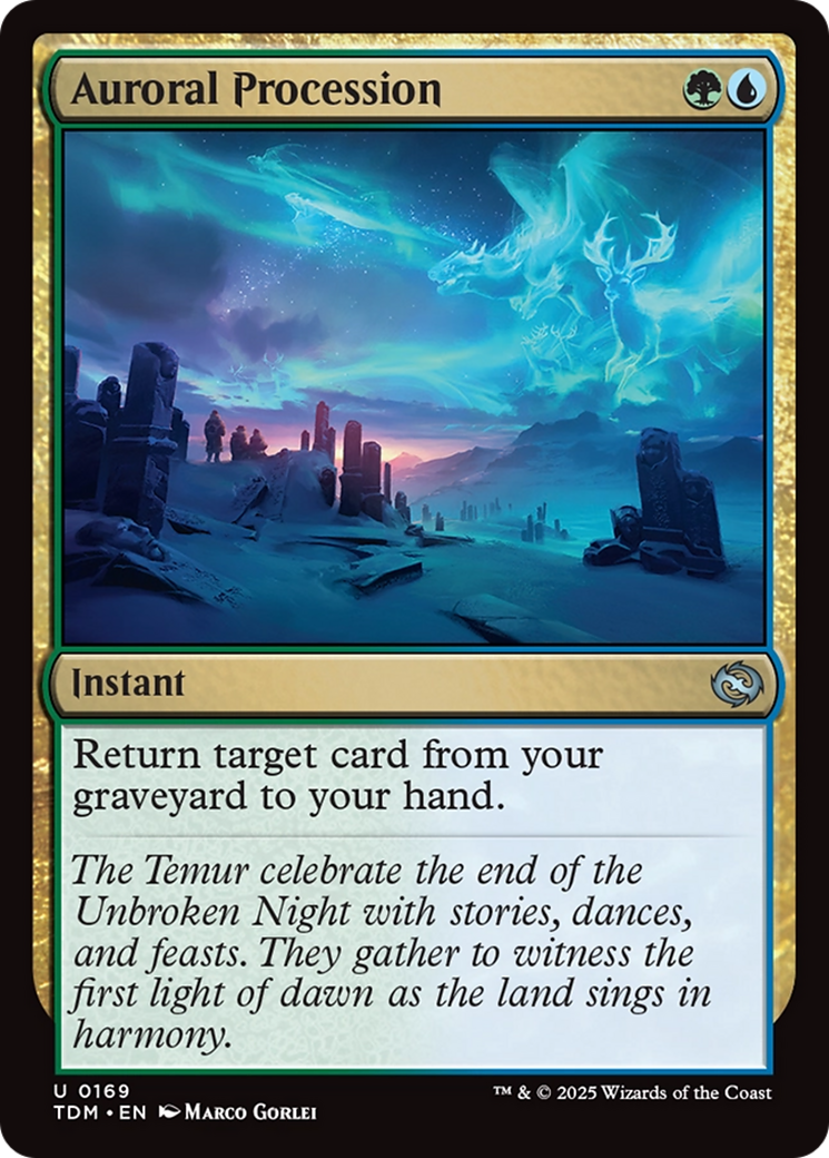 Auroral Procession (TDM-169) [Tarkir: Dragonstorm] Foil MTG Single Wizards of the Coast