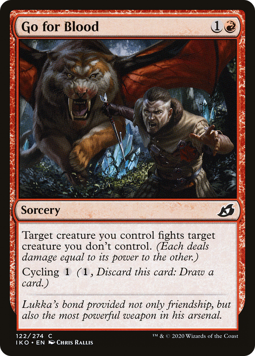 Go for Blood (IKO-122) [Ikoria: Lair of Behemoths] MTG Single Wizards of the Coast