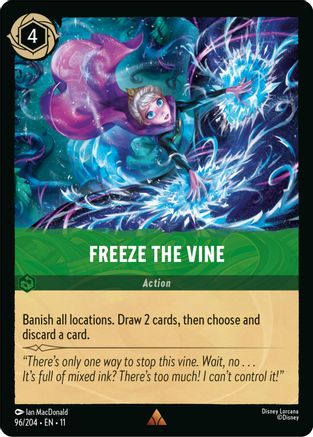 Freeze the Vine (96/204) [Winterspell] Lorcana Single Disney