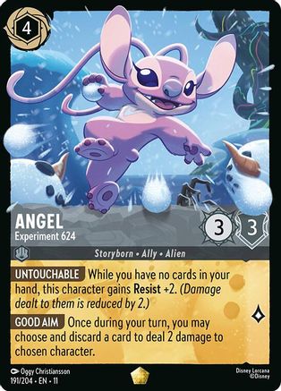 Angel - Experiment 624 (191/204) [Winterspell] Cold Foil Lorcana Single Disney