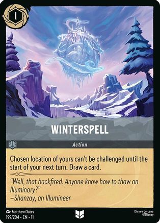 Winterspell (199/204) [Winterspell] Cold Foil Lorcana Single Disney