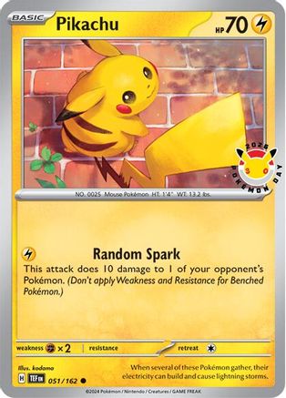 Pikachu (Pokemon Day 2026) (51) Holofoil [Misc: Cards & Products] Pokemon Single Pokémon