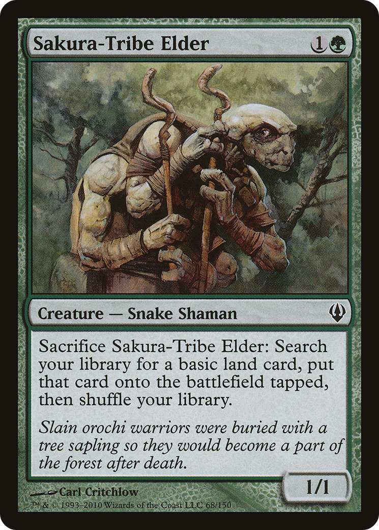 Sakura-Tribe Elder (ARC-068) [Misc] Archenemy MTG Single Wizards of the Coast