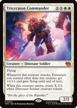 Triceraton Commander (TMT-025) [Teenage Mutant Ninja Turtles] MTG Single Wizards of the Coast