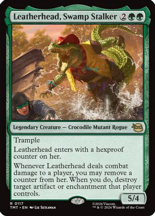 Leatherhead, Swamp Stalker (TMT-117) [Teenage Mutant Ninja Turtles] MTG Single Teenage Mutant Ninja Turtles