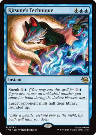 Kitsune's Technique (TMT-042) [Teenage Mutant Ninja Turtles] MTG Single Teenage Mutant Ninja Turtles