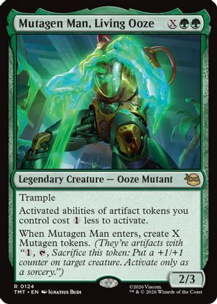 Mutagen Man, Living Ooze (TMT-124) [Teenage Mutant Ninja Turtles] MTG Single Teenage Mutant Ninja Turtles