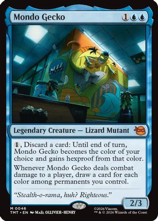 Mondo Gecko (TMT-046) [Teenage Mutant Ninja Turtles] MTG Single Teenage Mutant Ninja Turtles