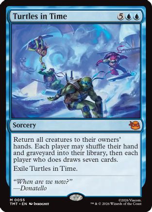 Turtles in Time (TMT-055) [Teenage Mutant Ninja Turtles] MTG Single Teenage Mutant Ninja Turtles