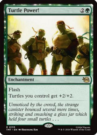 Turtle Power! (TMT-135) [Teenage Mutant Ninja Turtles] MTG Single Wizards of the Coast