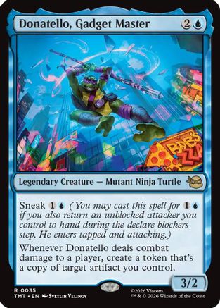 Donatello, Gadget Master (TMT-035) [Teenage Mutant Ninja Turtles] MTG Single Wizards of the Coast