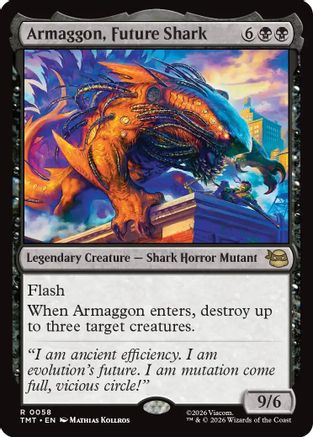 Armaggon, Future Shark (TMT-058) [Teenage Mutant Ninja Turtles] MTG Single Wizards of the Coast