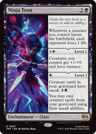 Ninja Teen (TMT-067) [Teenage Mutant Ninja Turtles] Foil MTG Single Teenage Mutant Ninja Turtles