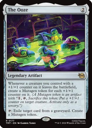 The Ooze (TMT-177) [Teenage Mutant Ninja Turtles] MTG Single Teenage Mutant Ninja Turtles