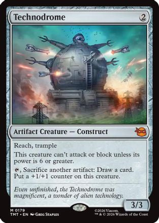 Technodrome (TMT-179) [Teenage Mutant Ninja Turtles] MTG Single Teenage Mutant Ninja Turtles