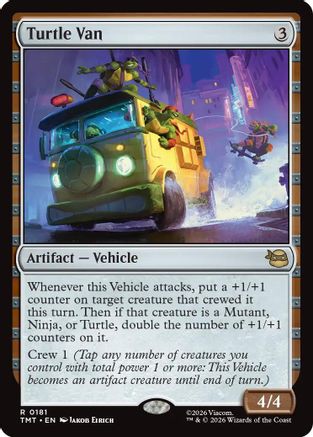 Turtle Van (TMT-181) [Teenage Mutant Ninja Turtles] Foil MTG Single Teenage Mutant Ninja Turtles