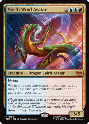 North Wind Avatar (TMT-162) [Teenage Mutant Ninja Turtles] Foil MTG Single Teenage Mutant Ninja Turtles