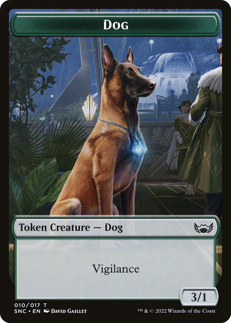 Dog (TSNC-010) [Tokens] Streets of New Capenna Tokens MTG Single Wizards of the Coast