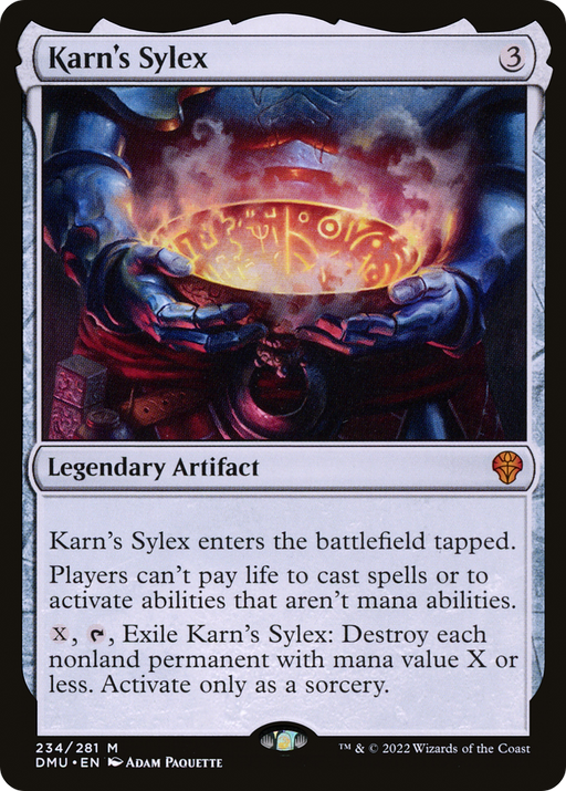 Karn's Sylex (DMU-234) [Dominaria United] MTG Single Wizards of the Coast