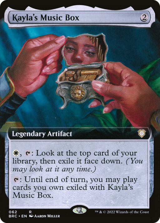 Kayla's Music Box (BRC-062) [The Brothers' War Commander] (Extended Art) MTG Single Wizards of the Coast