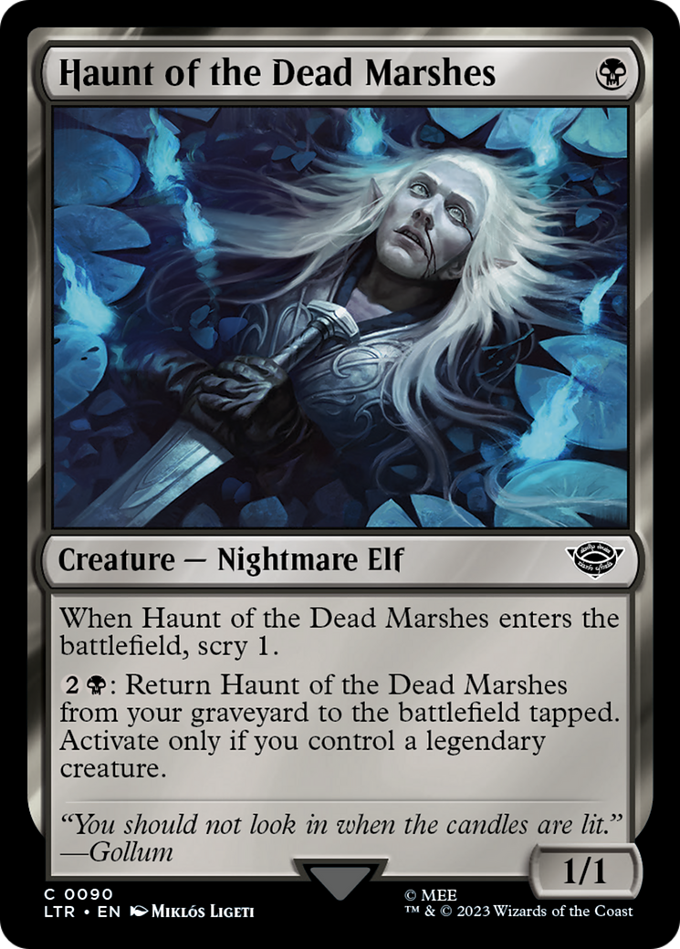 Haunt of the Dead Marshes (LTR-090) [The Lord of the Rings: Tales of Middle-earth] MTG Single Wizards of the Coast