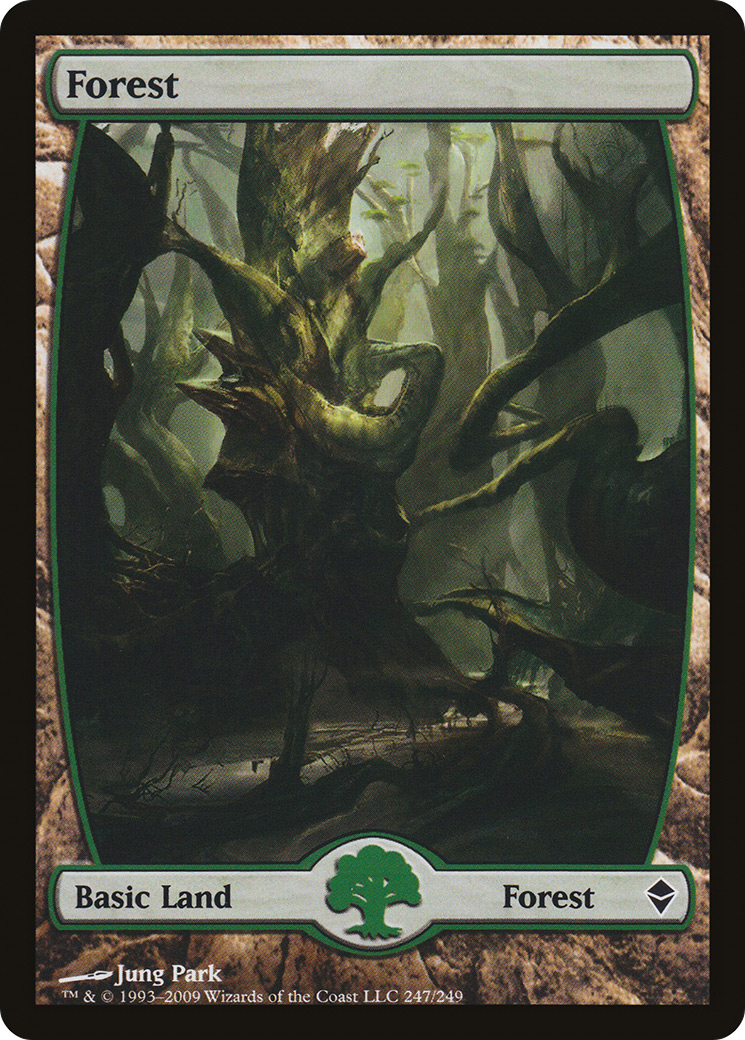 Forest (ZEN-247) [Zendikar] MTG Single Wizards of the Coast