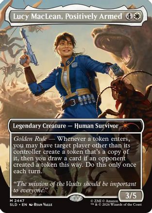 Lucy MacLean, Positively Armed (SLD-2447) [Secret Lair] Drop Series MTG Single Wizards of the Coast