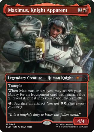 Maximus, Knight Apparent (SLD-2449) [Secret Lair] Drop Series MTG Single Wizards of the Coast