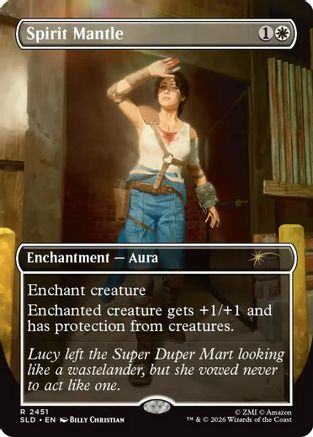 Spirit Mantle (SLD-2451) [Secret Lair] Drop Series MTG Single Wizards of the Coast