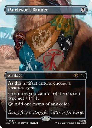 Patchwork Banner (SLD-2466) [Secret Lair] Drop Series Foil MTG Single Wizards of the Coast