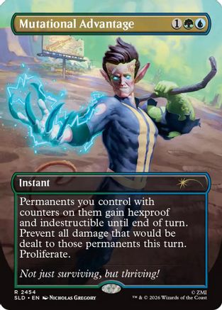 Mutational Advantage (SLD-2454) [Secret Lair] Drop Series MTG Single Wizards of the Coast