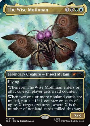 The Wise Mothman (SLD-2455) [Secret Lair] Drop Series MTG Single Wizards of the Coast