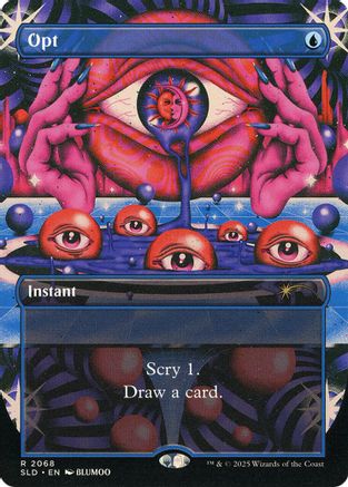 Opt (2068) (SLD-2068) [Secret Lair] Drop Series MTG Single Wizards of the Coast