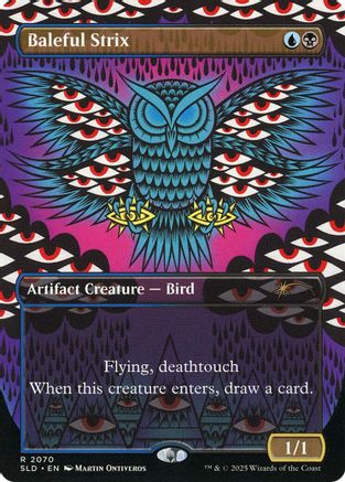 Baleful Strix (2070) (SLD-2070) [Secret Lair] Drop Series MTG Single Wizards of the Coast