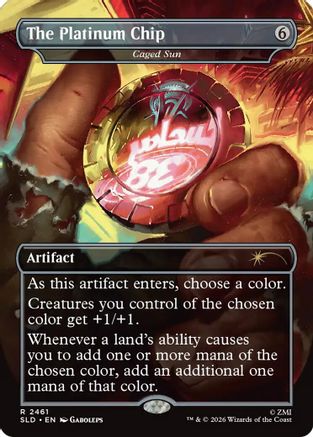 The Platinum Chip - Caged Sun (SLD-2461) [Secret Lair] Drop Series MTG Single Wizards of the Coast