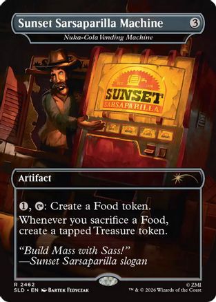 Sunset Sarsaparilla Machine - Nuka-Cola Vending Machine (SLD-2462) [Secret Lair] Drop Series MTG Single Wizards of the Coast