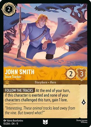 John Smith - Snow Tracker (15/204) [Winterspell] Lorcana Single Disney