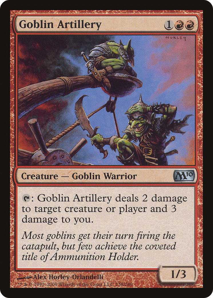 Goblin Artillery (M10-138) [Magic 2010] MTG Single Wizards of the Coast