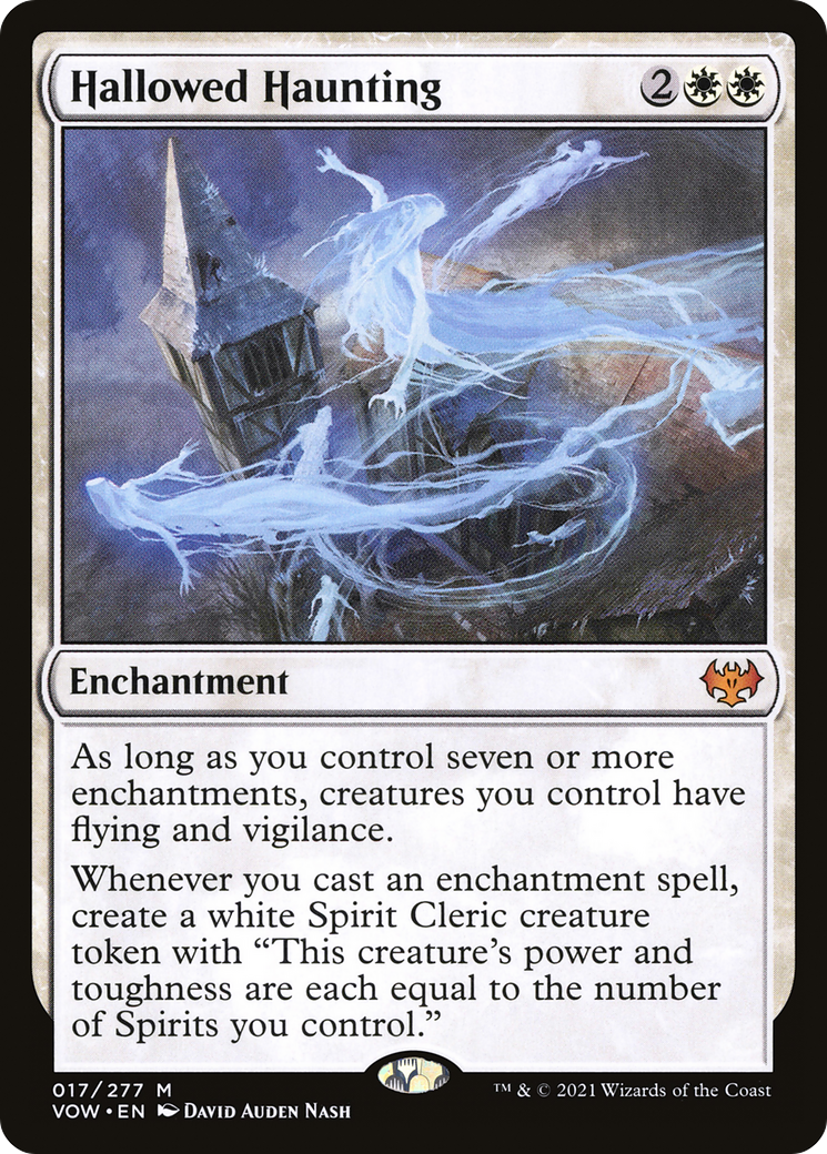 Hallowed Haunting (VOW-017) [Innistrad: Crimson Vow] Foil MTG Single Wizards of the Coast