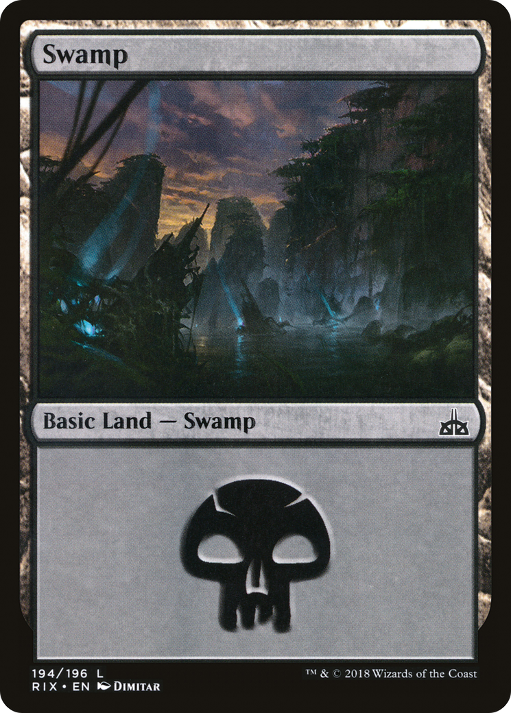 Swamp (RIX-194) [Rivals of Ixalan] MTG Single Wizards of the Coast